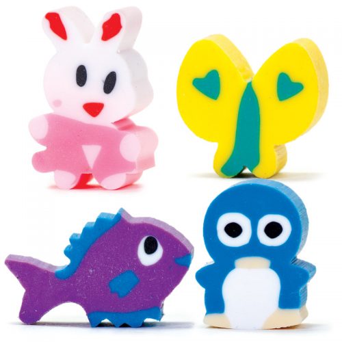 MINI ANIMAL ERASERS