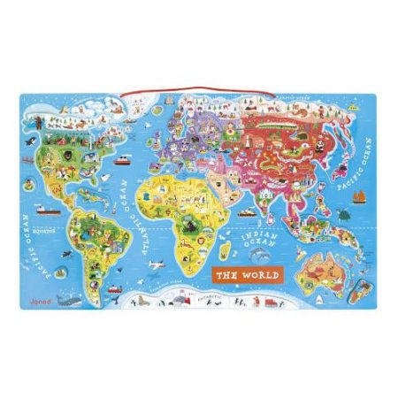 Magnetic World Map Puzzle | Toys | Toy Street UK