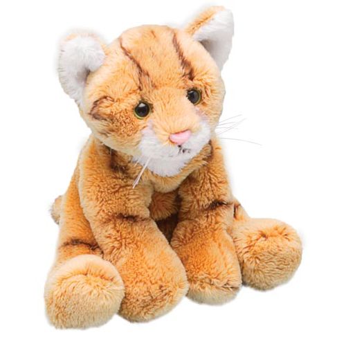 orange tabby cat stuffed animal