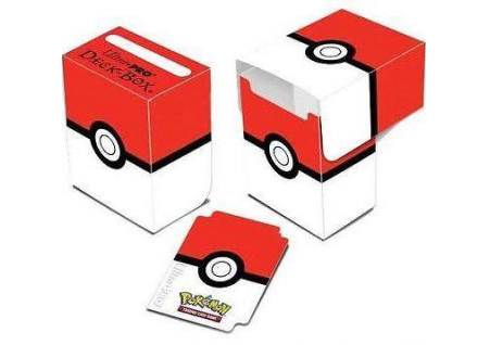 Pokemon: Red/White Poke-Ball Deck Box | Toys | Toy Street UK