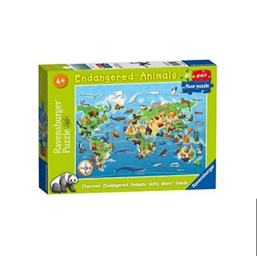 Endangered Animals Giant Floor Puzzle