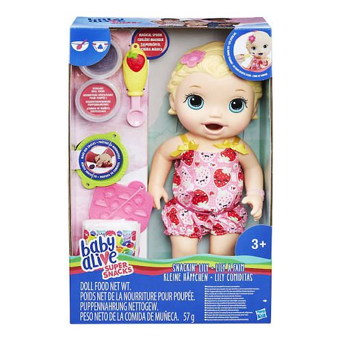 Baby alive sales snackin lily