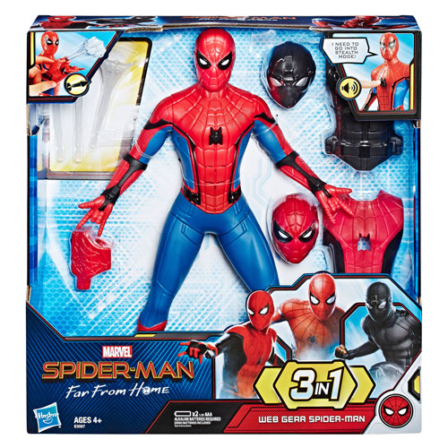 Spider-Man: Far From Home Deluxe 13-Inch-Scale Web Gear Spider-Man ...