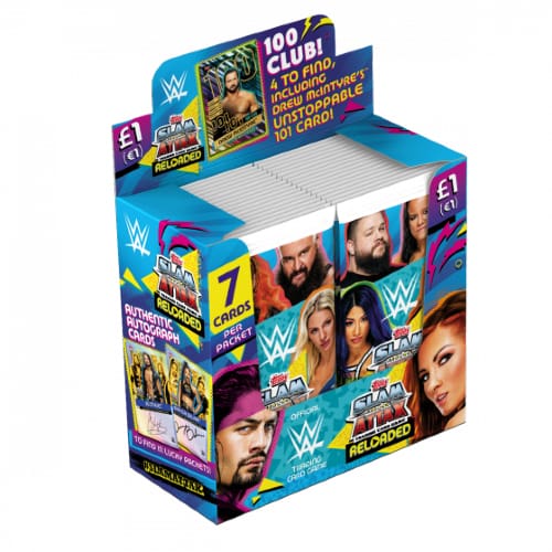 WWE Slam Attax Reloaded (7 Cards per Pack) Booster Box Toys Toy