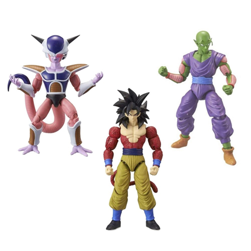 Dragon Stars Poseable Figure: SS 4 Goku, Frieza 1st Storm, Piccolo ...