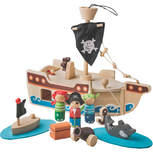 Wooden Pirate Playset | Toys | Toy Street UK