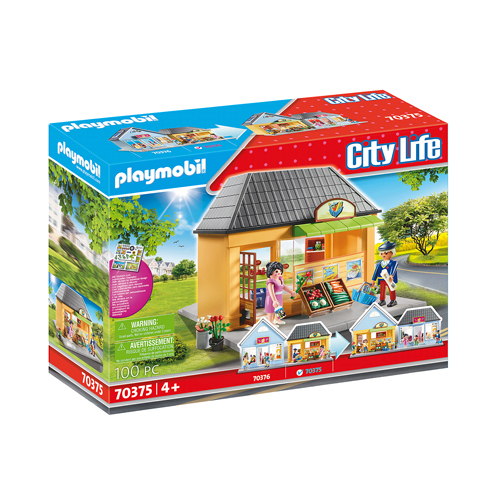 Playmobil - 70375 - City Life - L'épicerie