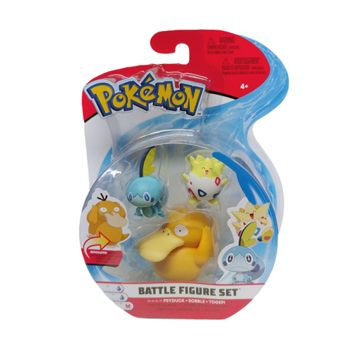 Pokemon Battle Figure 3-pack - Psyduck, Sobble, Togepi | Toys | Toy ...