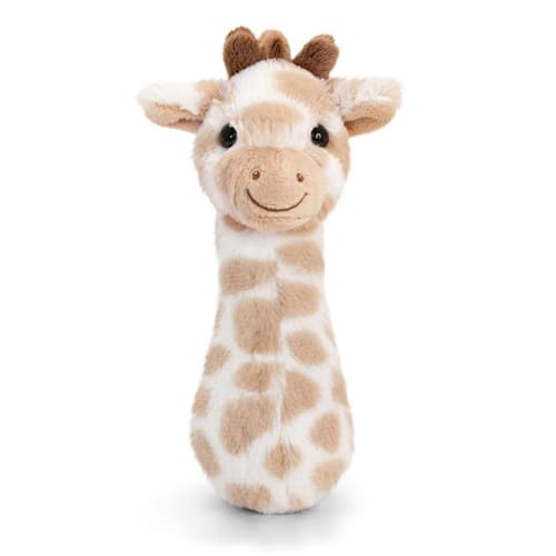 14cm Keeleco Huggy Giraffe Stick Rattle | Toys | Toy Street UK