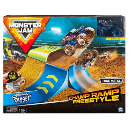 Monster Jam 1:64 Basic Stunt Playset - Champ Ramp | Toys | Toy Street UK