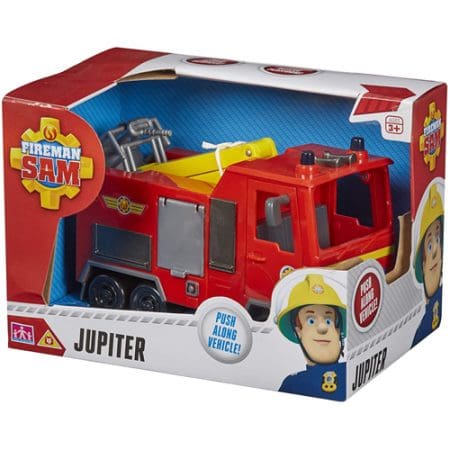 Fireman Sam Push-Along Vehicle: Jupiter Fire Engine | Toys | Toy Street UK