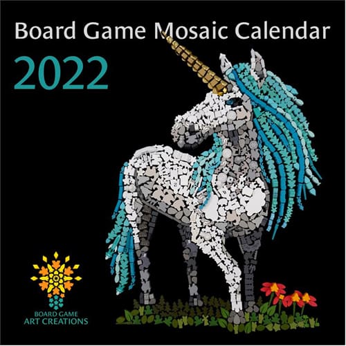 2022 Board Game Mosaic Calendar Toys Toy Street UK