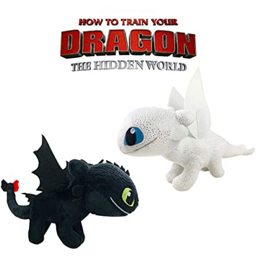 toothless and light fury toys