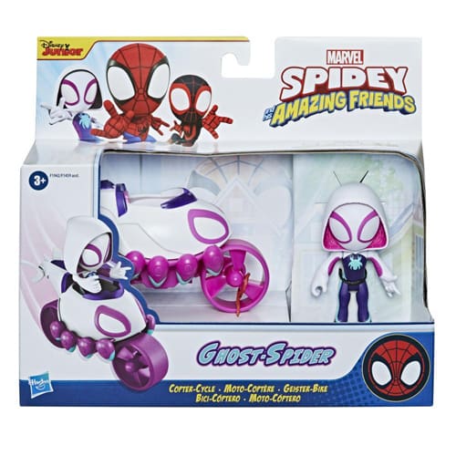 Marvel's Spidey and His Amazing Friends Ghost Spider Copter Cycle ...