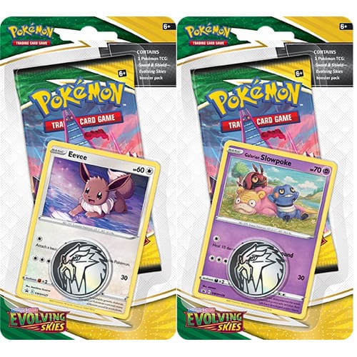 Pokemon TCG: Sword & Shield Evolving Skies Checklane Blister - 2 set ...