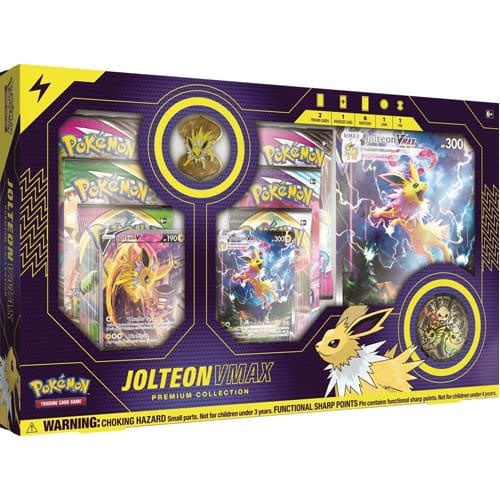 Pokemon TCG: Sword & Shield - VMAX Premium Collection - Jolteon | Toys ...