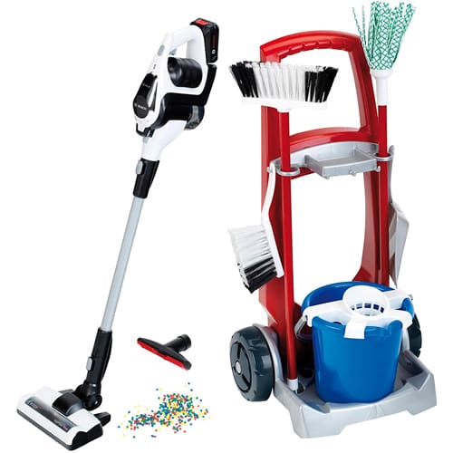 Cleaning Trolley With Vacuum Cleaner Bosch Unlimited | Toys | Toy Street UK