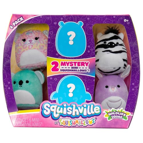 Squishville: Mini Squishmallow 6 Pack - Wildlife Squad | Toys | Toy ...