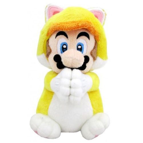 Nintendo Super Mario Cat Mario With Magnetic Hands Plush 19cm Toys Toy Street Uk 8373