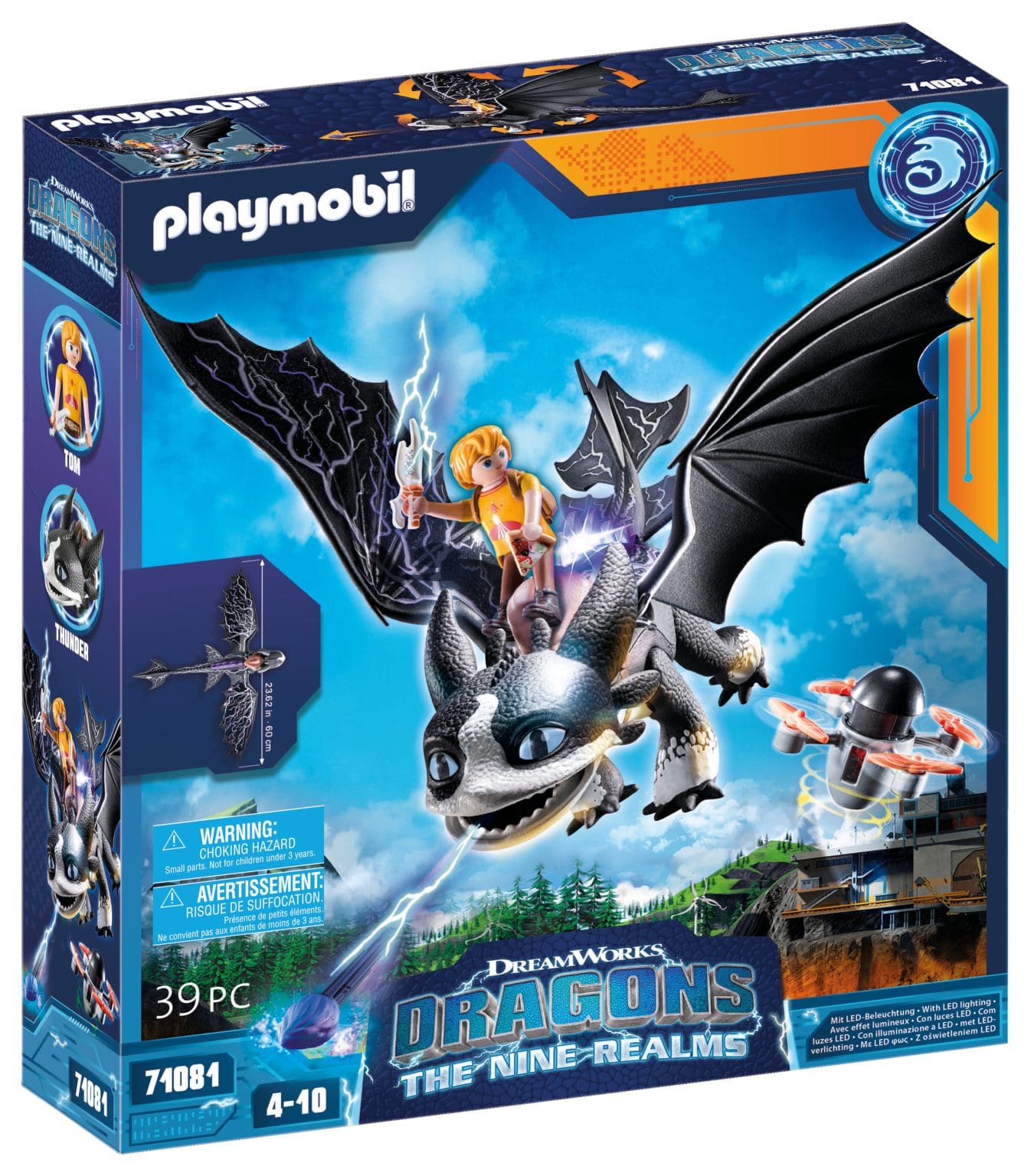 Playmobil 71081 How to Train your Dragon: Nine Realms Thunder and Tom ...