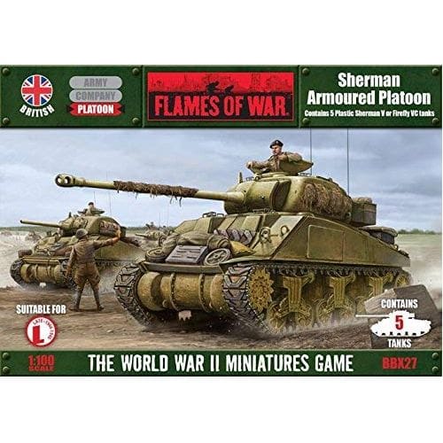 Sherman Platoon (plastic) | Toys | Toy Street UK