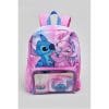 Stitch Tie Dye Backpack Keyring And Purse Set